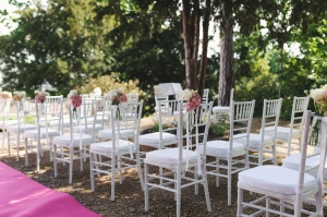 Židle svatební bílá Chiavari