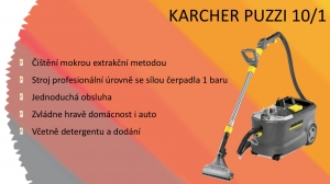 Čistíci stroj na čalounění a koberce Karcher Puzzi 10/1