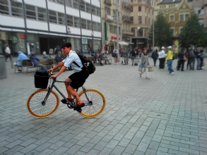 Single speed "ZLAŤÁK" holandské značka KMS