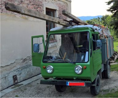 Multikára M 25 valník - - - řidičský průkaz jako na osobní automobil